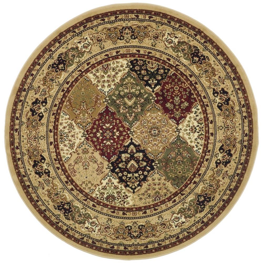 LYNDHURST, MULTI / BEIGE, 10' X 10' Round, Area Rug