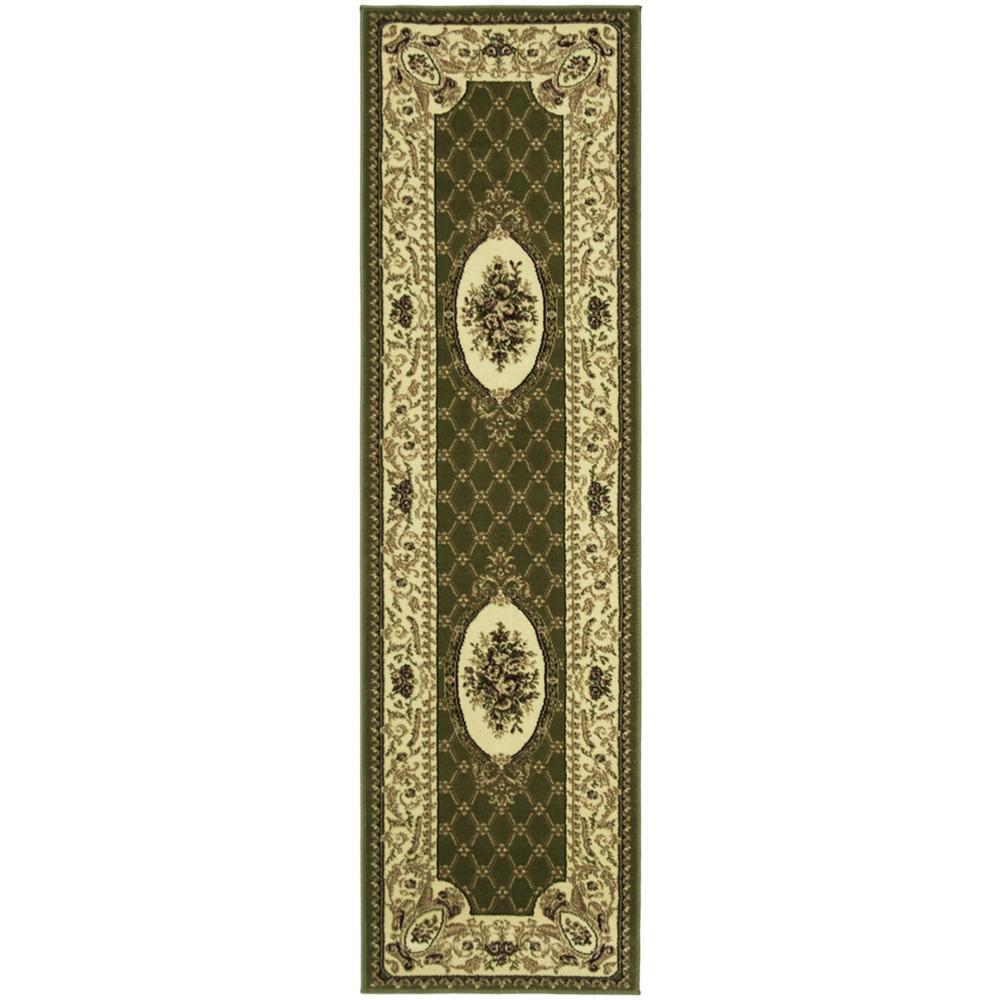 LYNDHURST, SAGE / IVORY, 2'-3" X 8', Area Rug, LNH223A-28