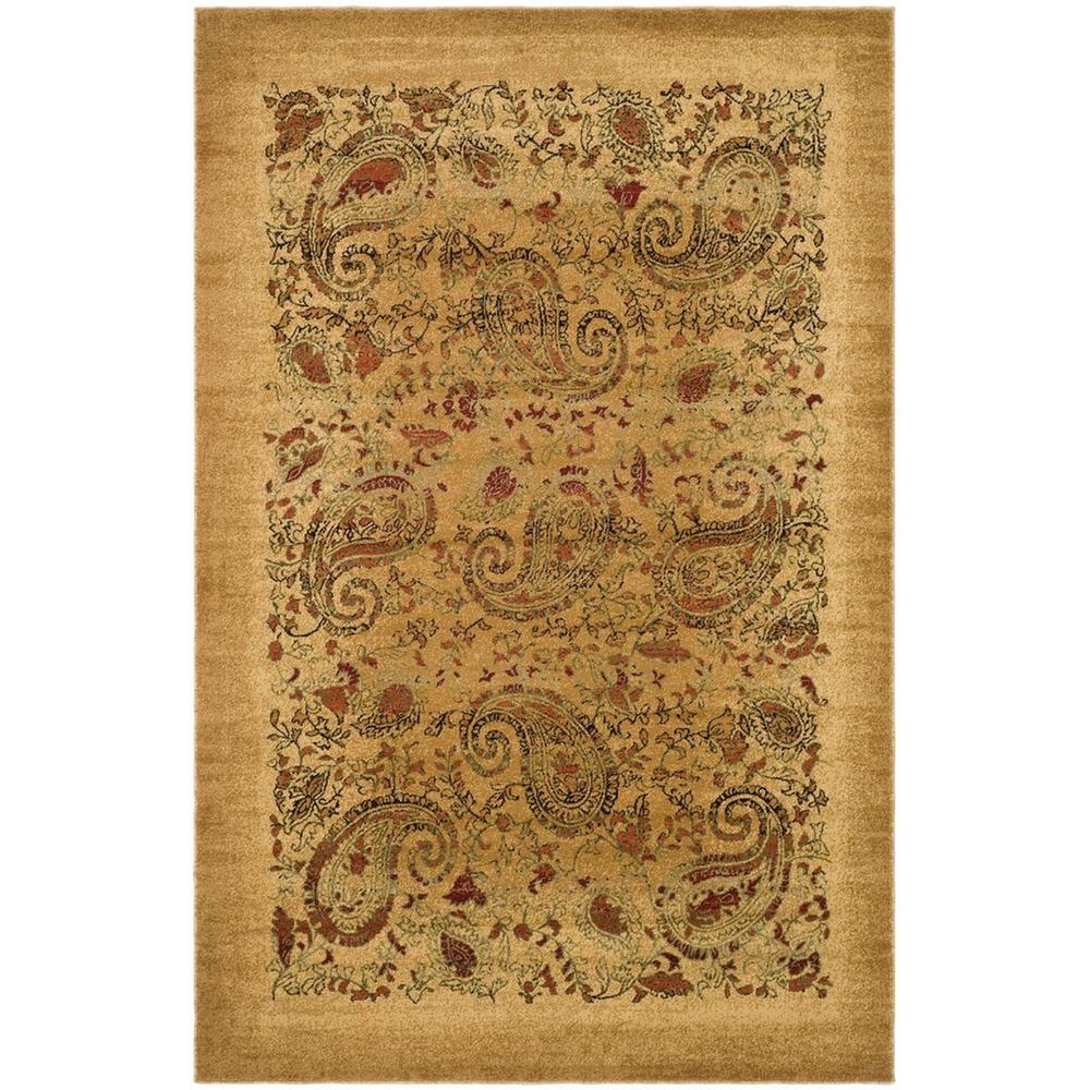 LYNDHURST, BEIGE / MULTI, 6' X 9', Area Rug