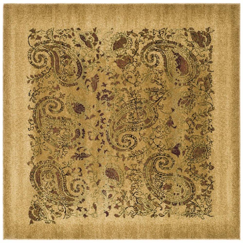 LYNDHURST, BEIGE / MULTI, 10' X 10' Square, Area Rug