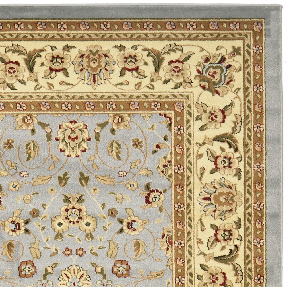 LYNDHURST, LIGHT BLUE / IVORY, 8' X 11', Area Rug