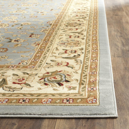 LYNDHURST, LIGHT BLUE / IVORY, 8' X 11', Area Rug