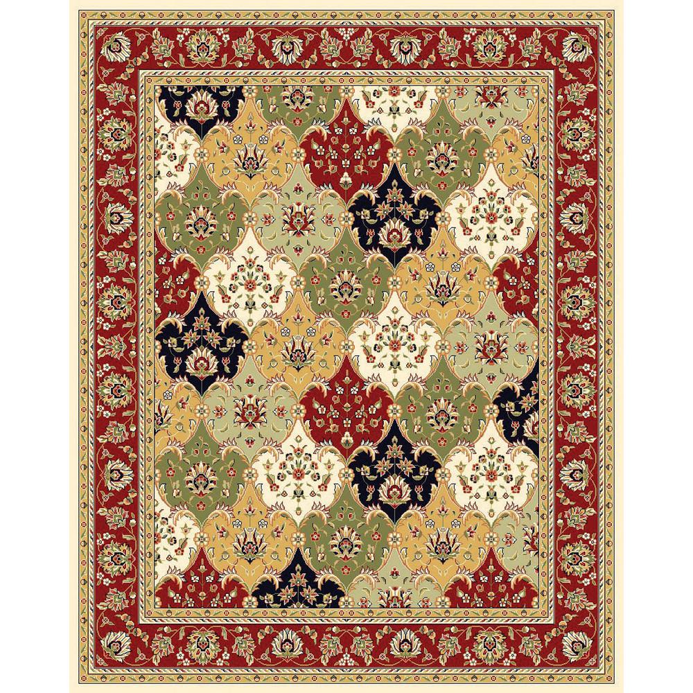 LYNDHURST, MULTI / RED, 2'-3" X 8', Area Rug, LNH320A-28
