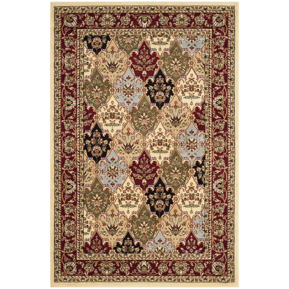 LYNDHURST, MULTI / RED, 3'-3" X 5'-3", Area Rug, LNH320A-3