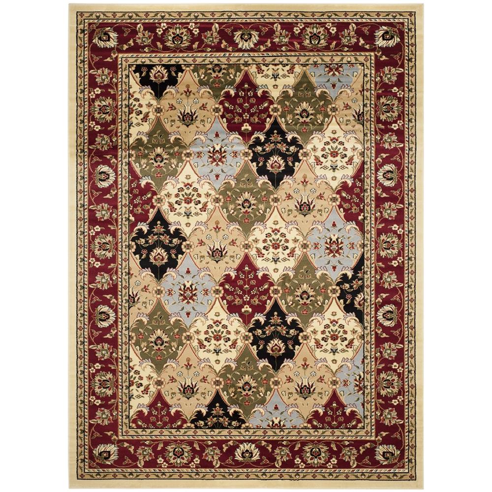 LYNDHURST, MULTI / RED, 8' X 11', Area Rug, LNH320A-8