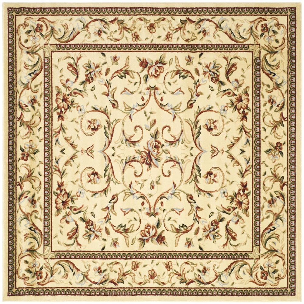 LYNDHURST, IVORY / IVORY, 10' X 10' Square, Area Rug