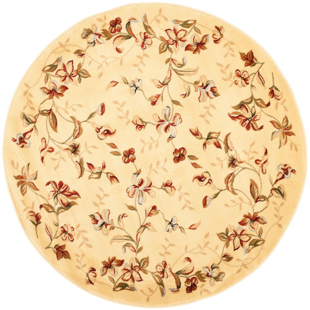 LYNDHURST, BEIGE, 5'-3" X 5'-3" Round, Area Rug