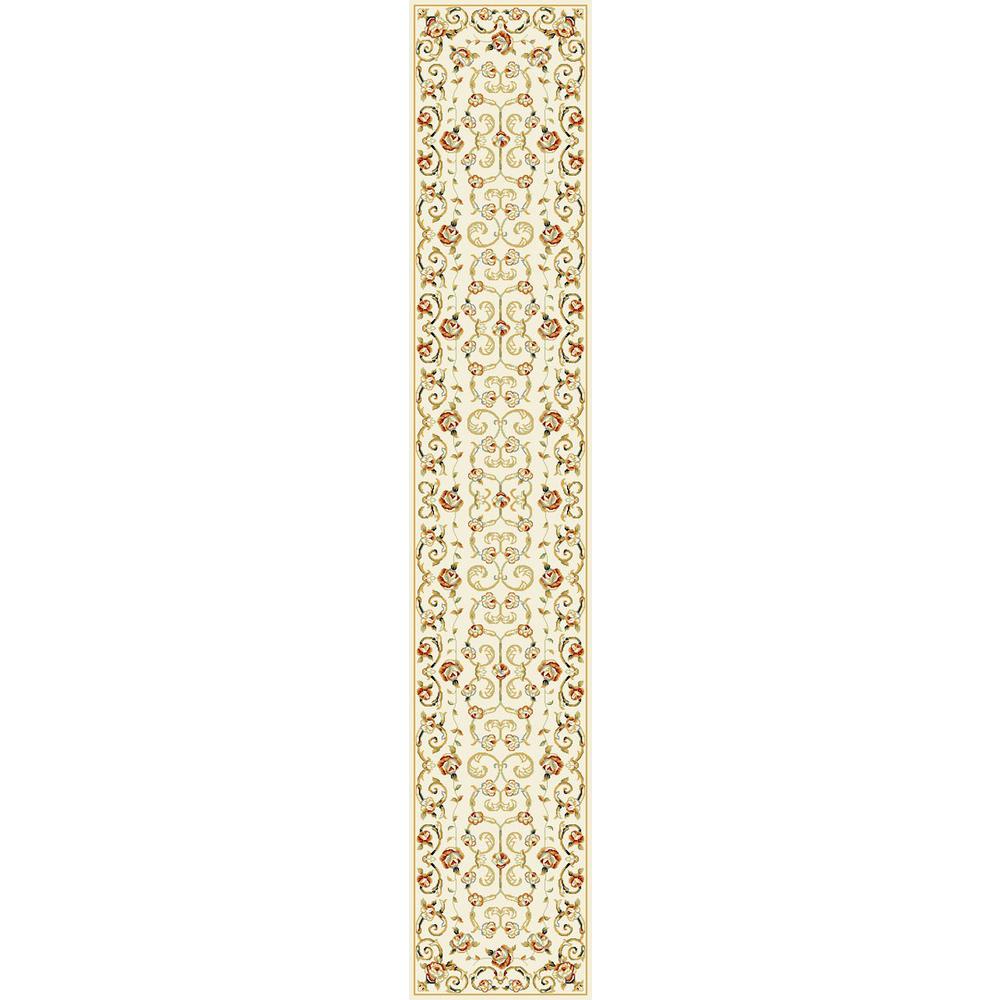 LYNDHURST, IVORY, 2'-3" X 12', Area Rug