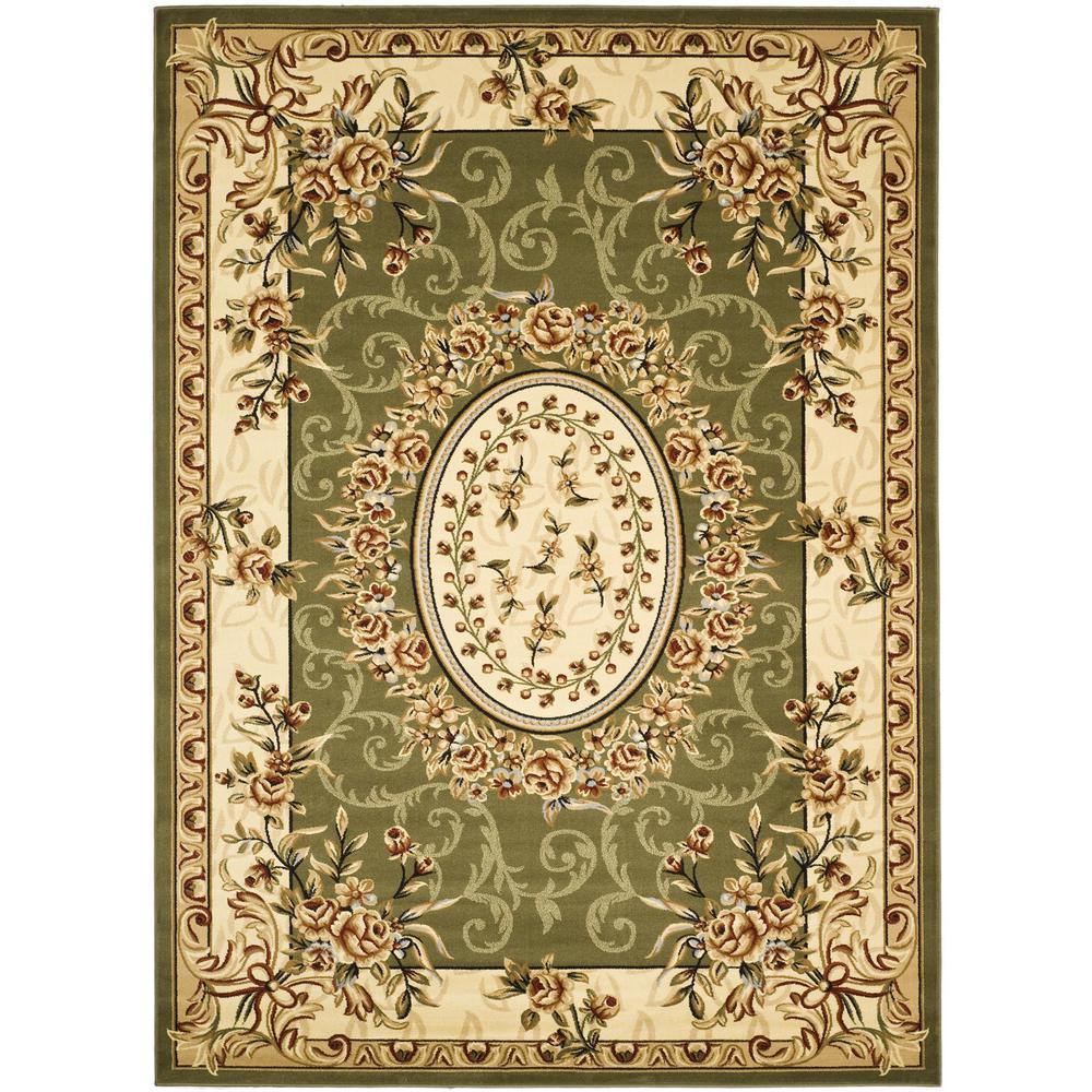 LYNDHURST, SAGE / IVORY, 8' X 11', Area Rug, LNH328B-8