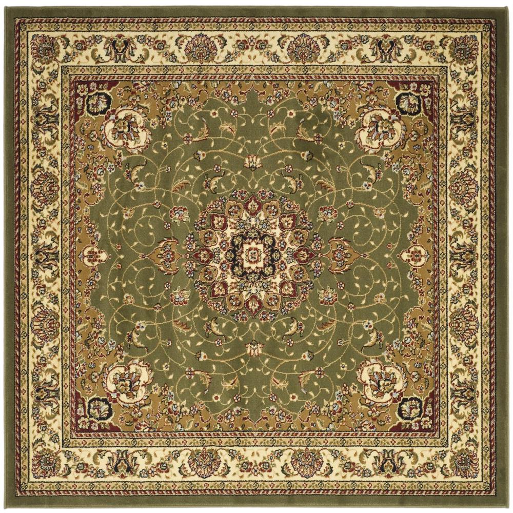 LYNDHURST, SAGE / IVORY, 10' X 10' Square, Area Rug