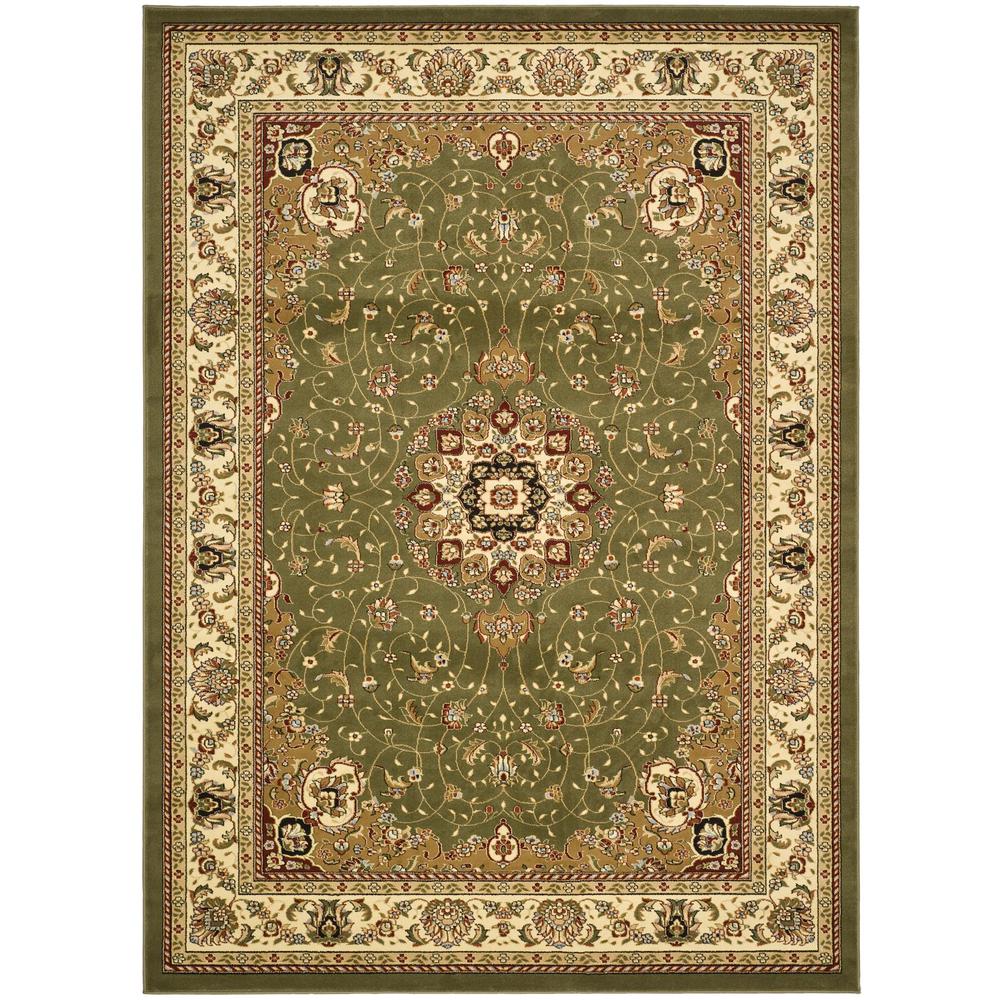 LYNDHURST, SAGE / IVORY, 11' X 15', Area Rug
