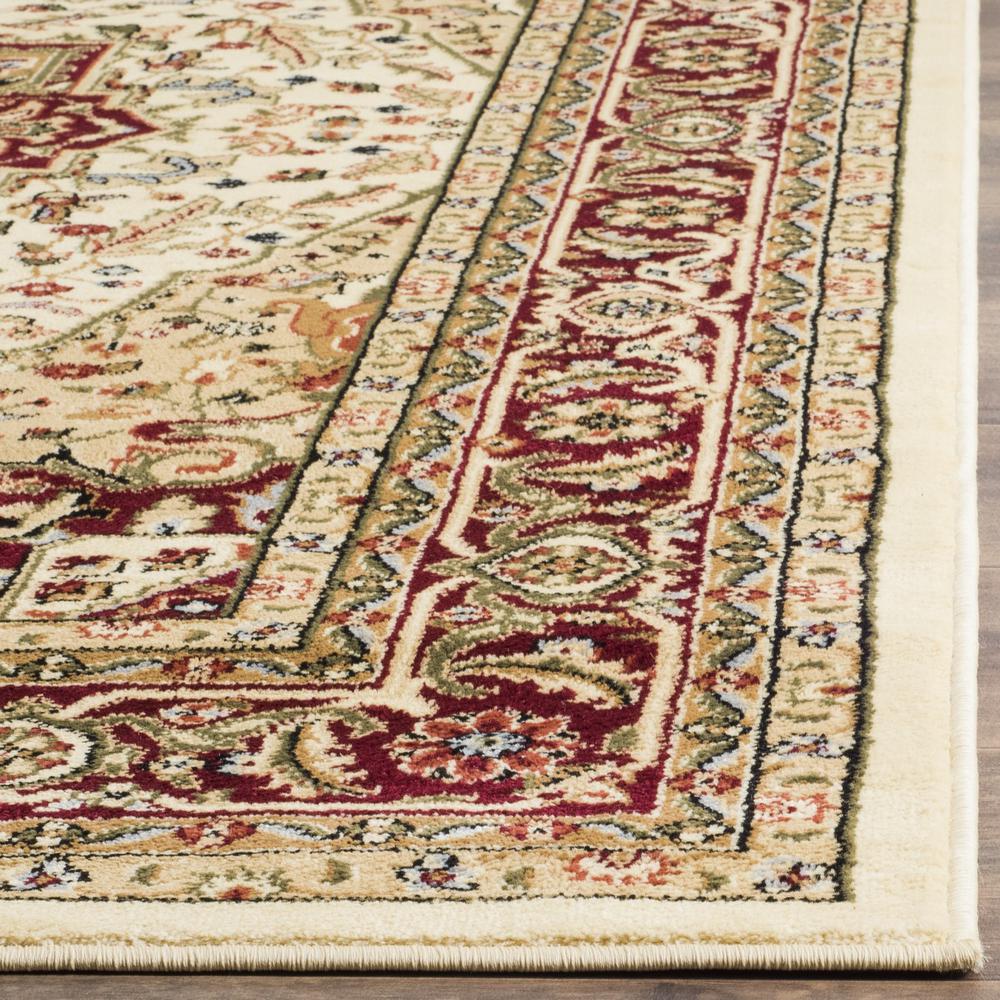 LYNDHURST, IVORY / RED, 10' X 14', Area Rug