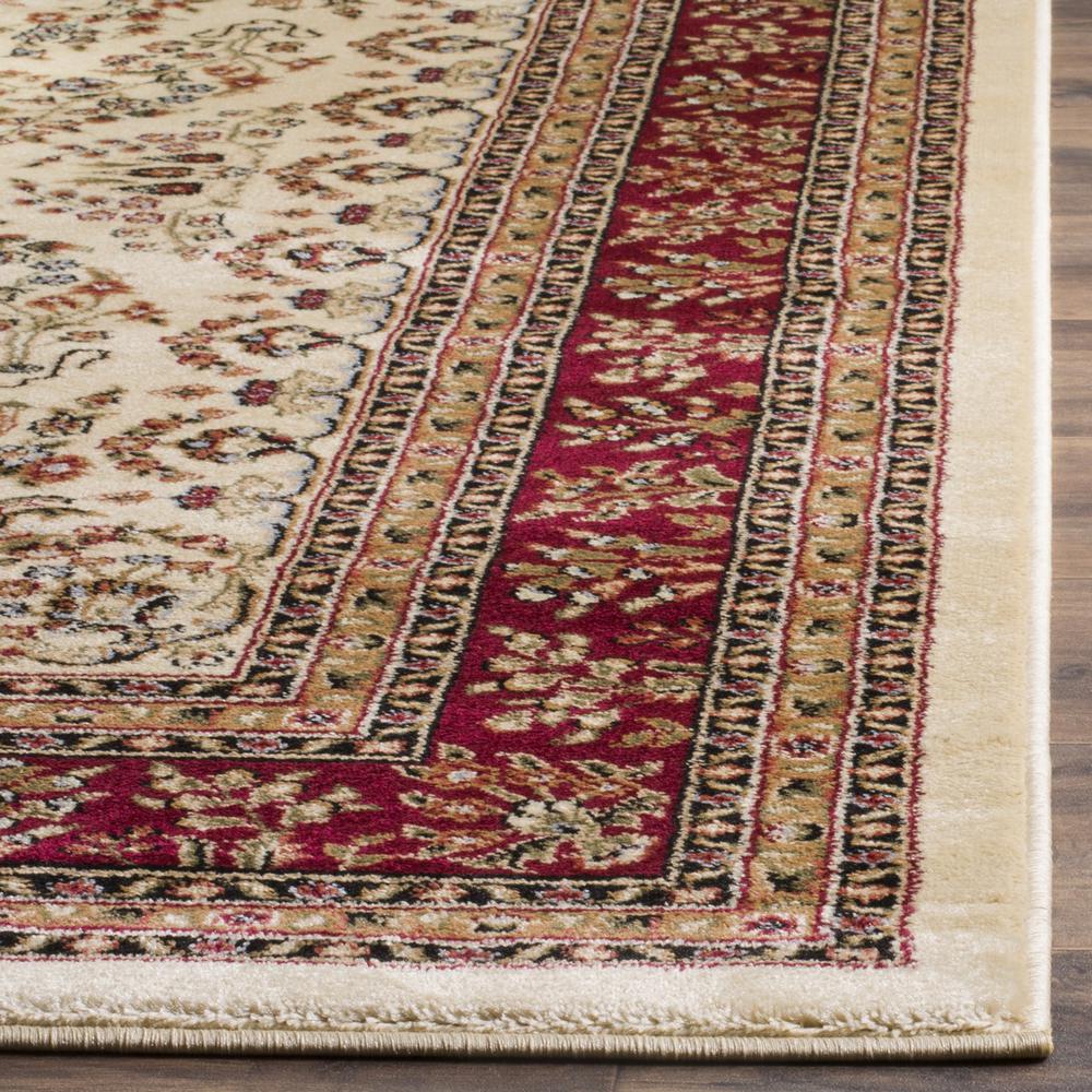LYNDHURST, IVORY / RED, 4' X 6', Area Rug, LNH331A-4