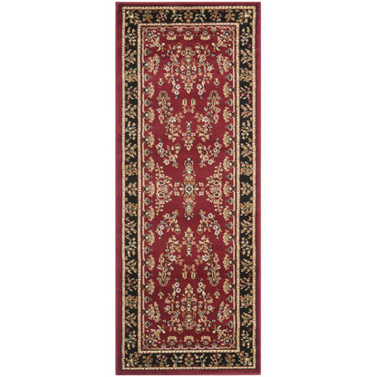 LYNDHURST, Red / Black, 2'-3" X 6', Area Rug