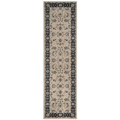 LYNDHURST, Light Beige / Anthracite, 2'-3" X 8', Area Rug