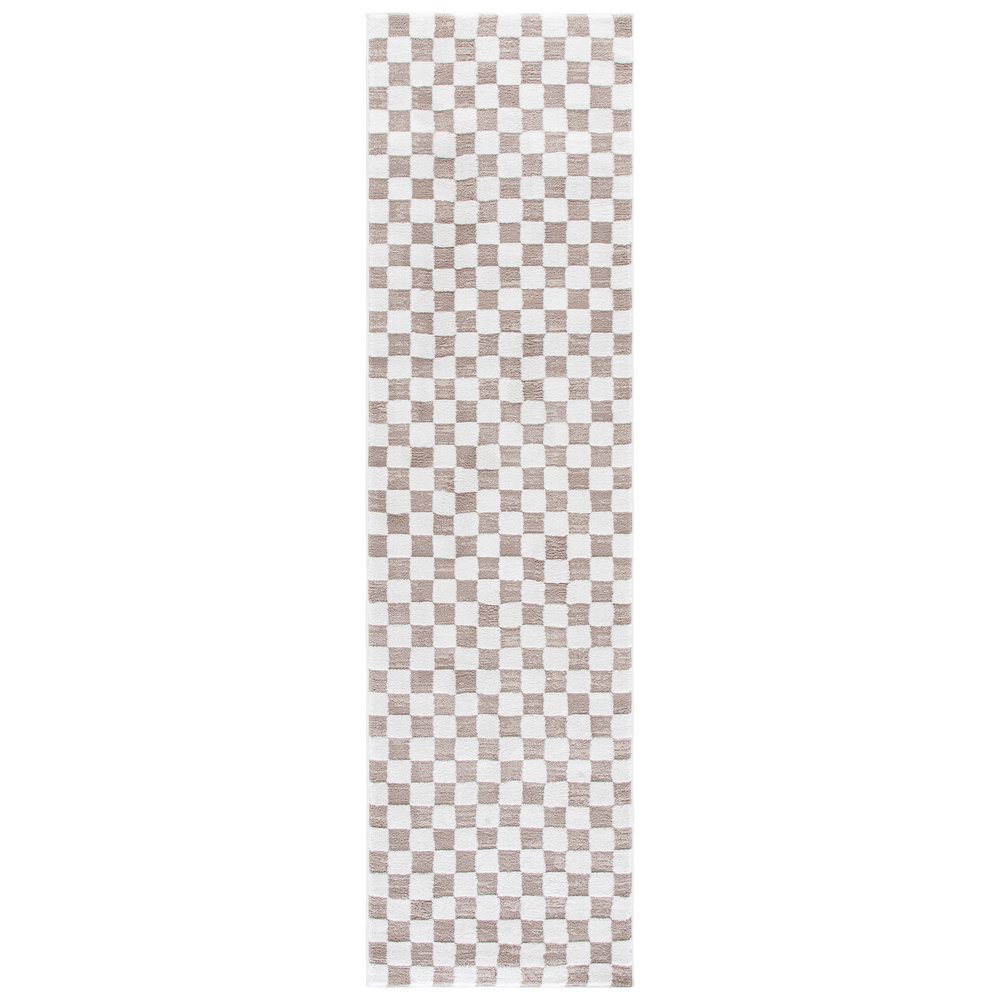 Safavieh Lunara Checkerboard Rug - Light Beige / Ivory - 2'-2" x 8'-0"