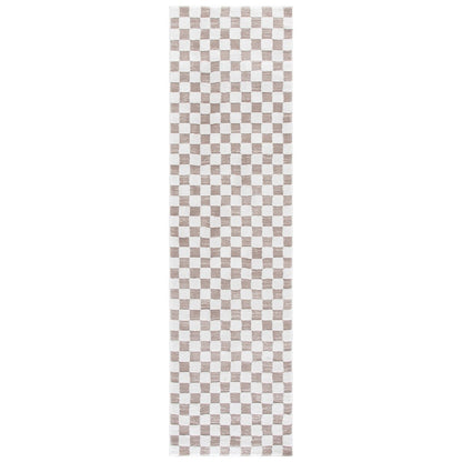 Safavieh Lunara Checkerboard Rug - Light Beige / Ivory - 2'-2" x 8'-0"