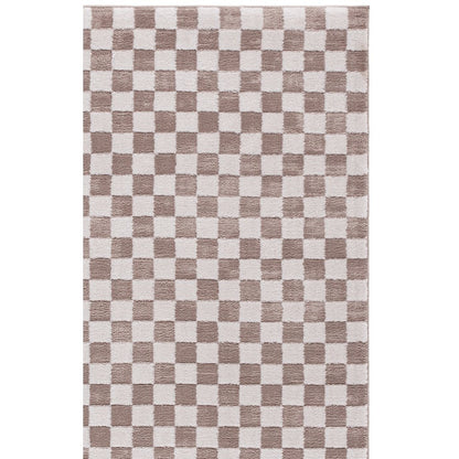 Safavieh Lunara Checkerboard Rug - Light Beige / Ivory - 2'-2" x 8'-0"