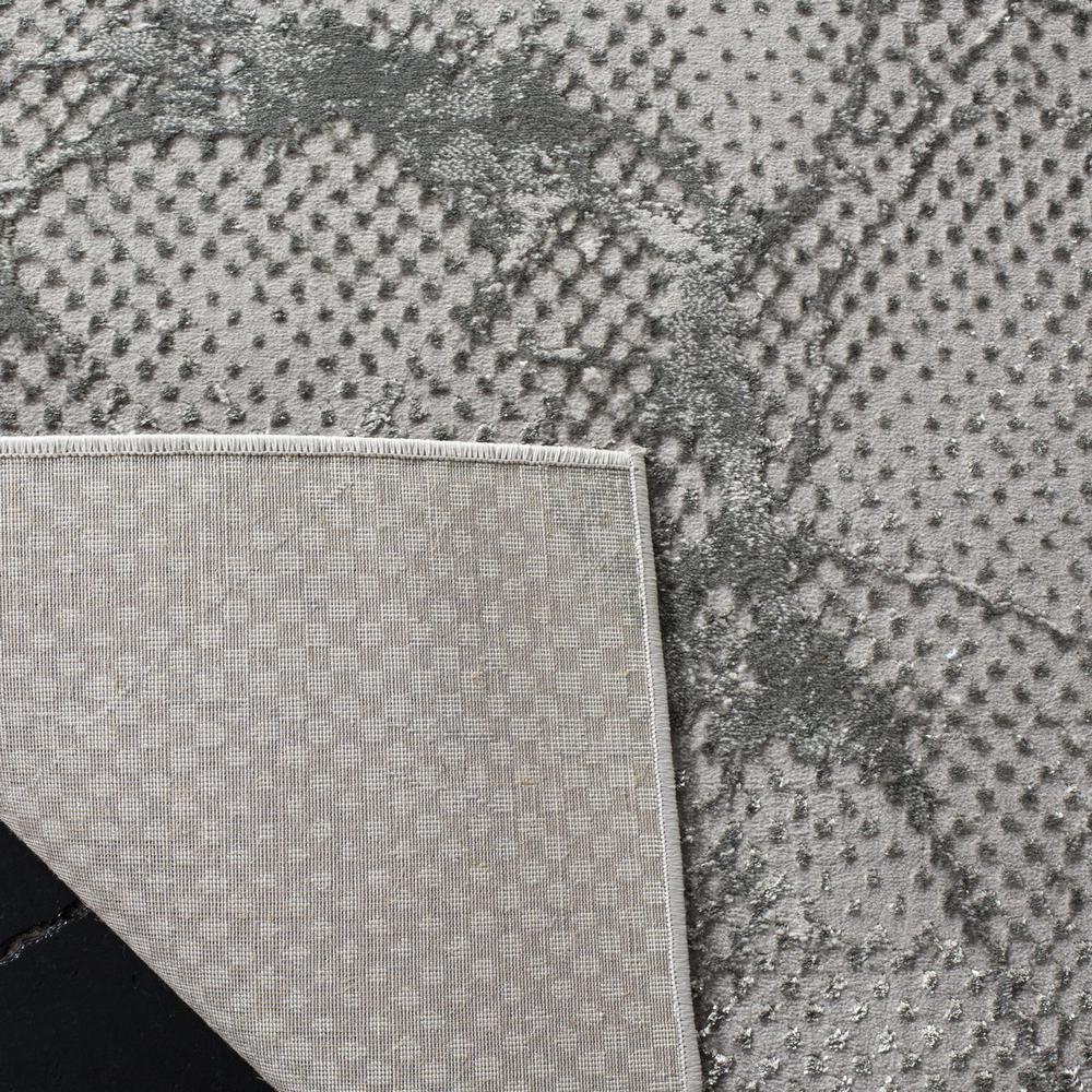 LUREX 100, GREY / GREY, 4' X 6', Area Rug
