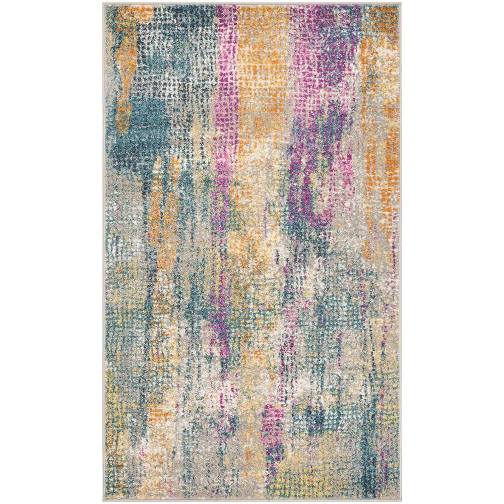 MADISON, BLUE / FUCHSIA, 3' X 5', Area Rug, MAD123C-3