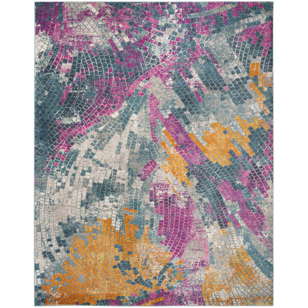 MADISON 200, BLUE / MULTI, 8' X 10', Area Rug, MAD201M-8