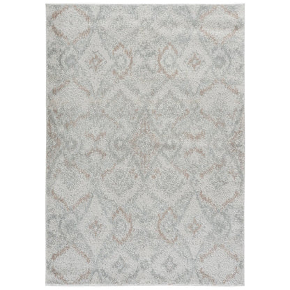 Madison Ikat Diamond Rug - Grey - 6'-7" x 9'-2"