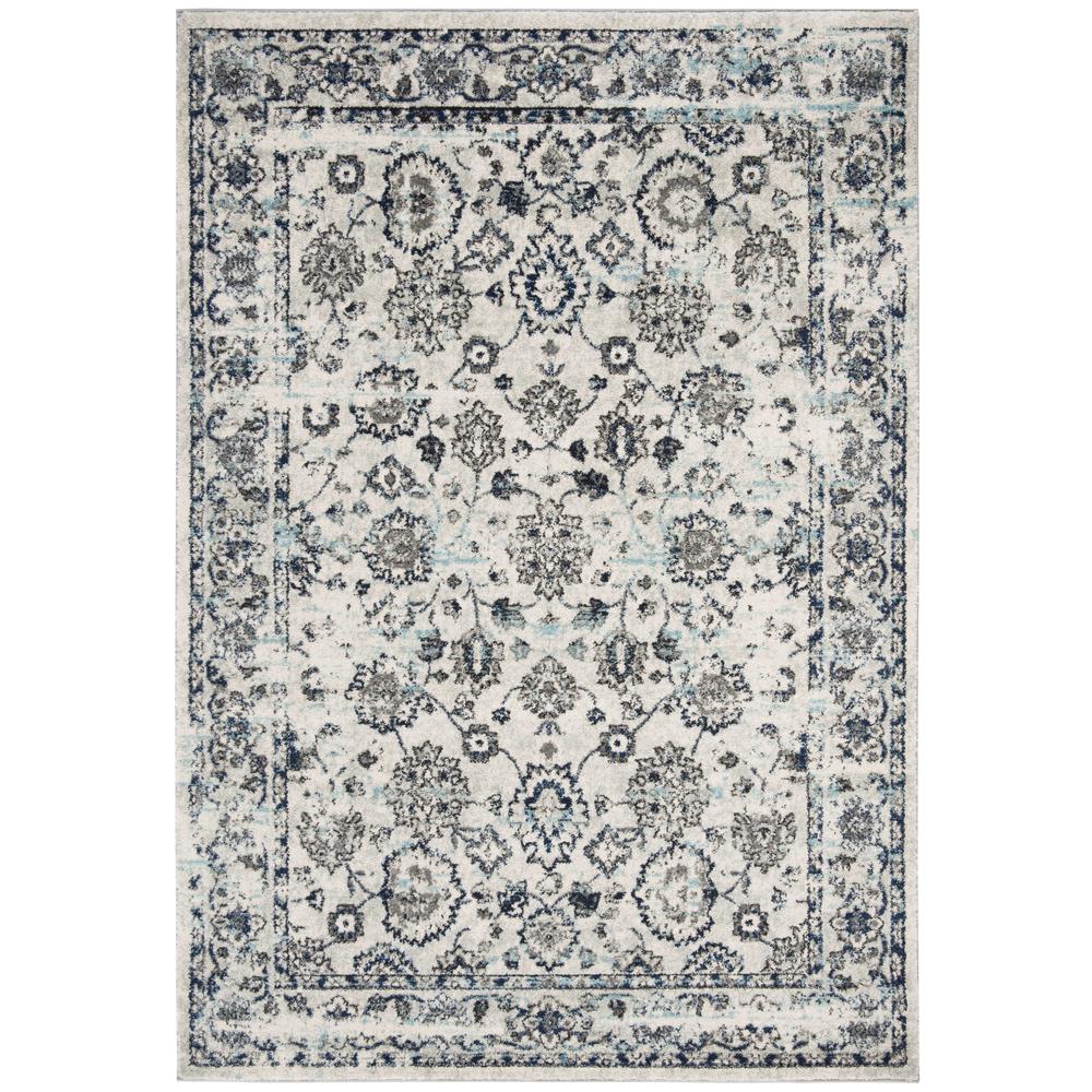 MADISON 900, LIGHT GREY / BLUE, 5'-3" X 7'-6", Area Rug, MAD923F-5