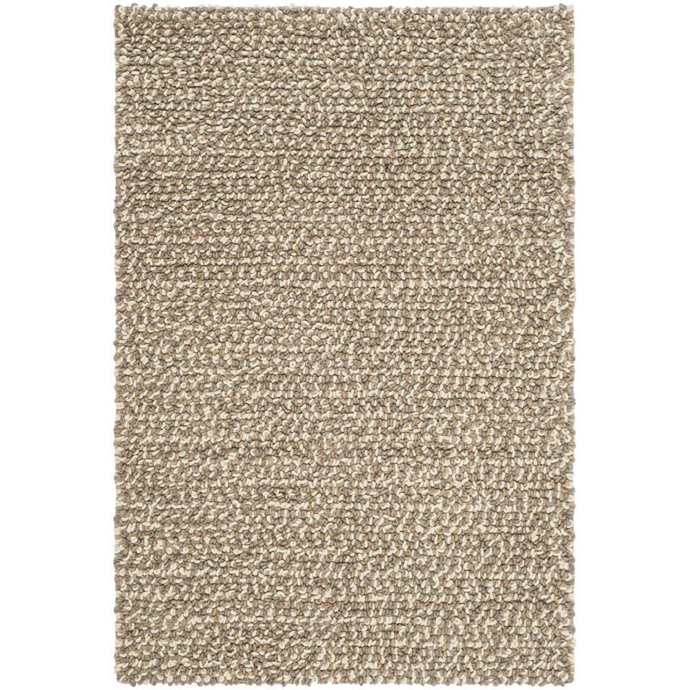 MANHATTAN, GREY / BROWN, 4' X 6', Area Rug