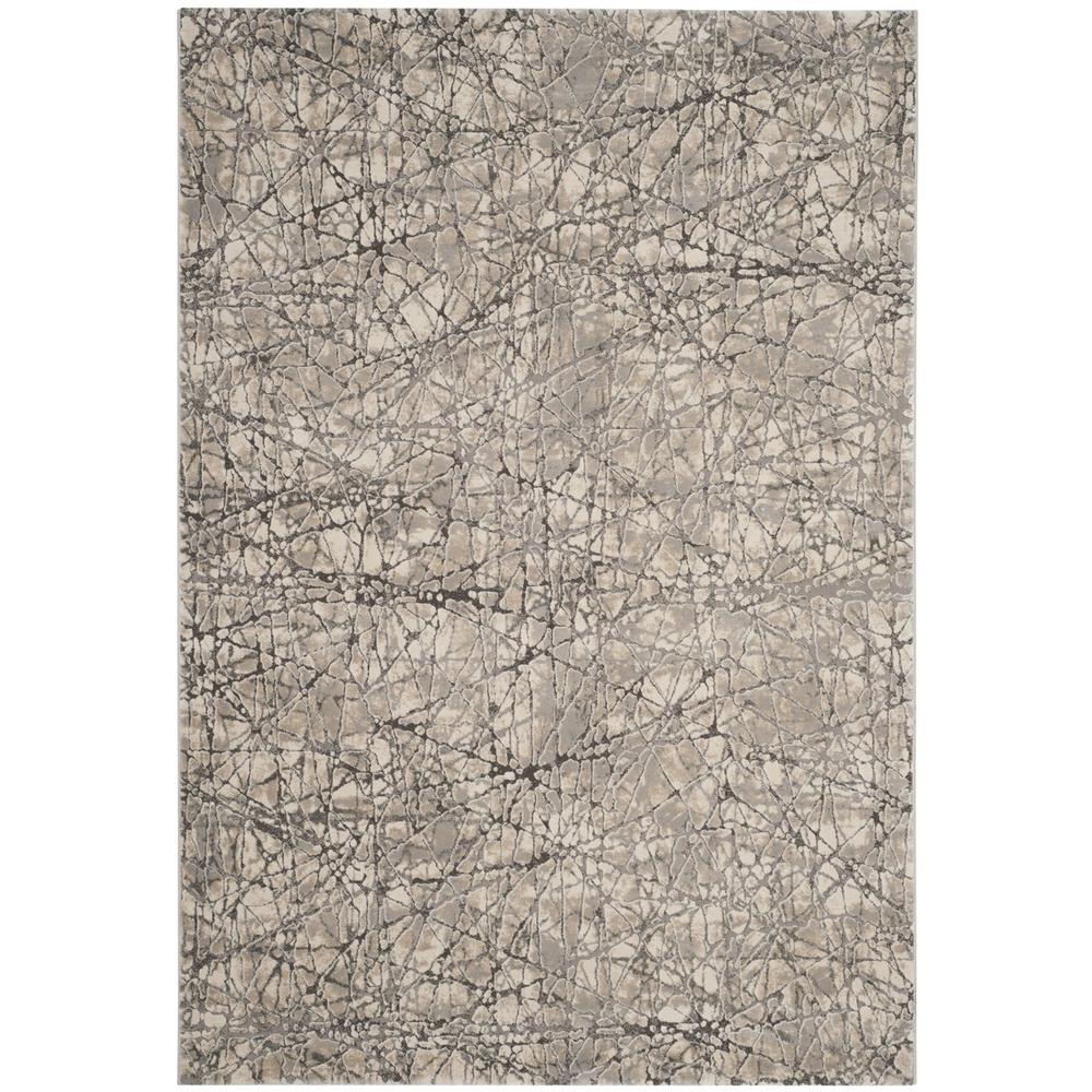 MEADOW, BEIGE / GREY, 4' X 6', Area Rug