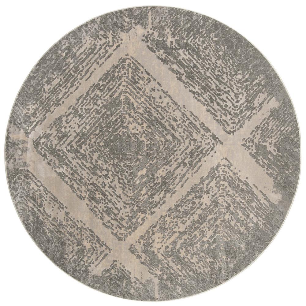MEADOW, TAUPE, 6'-7" X 6'-7" Round, Area Rug, MDW344E-7R