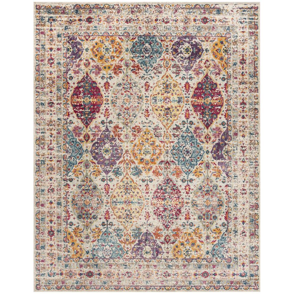 MERLOT 100, CREAM / MULTI, 8' X 10', Area Rug, MER102A-8