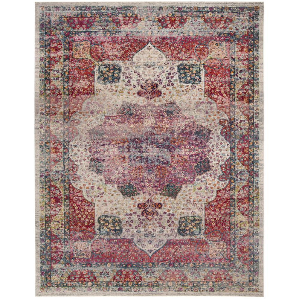 MERLOT 100, CREAM / MULTI, 8' X 10', Area Rug, MER121A-8