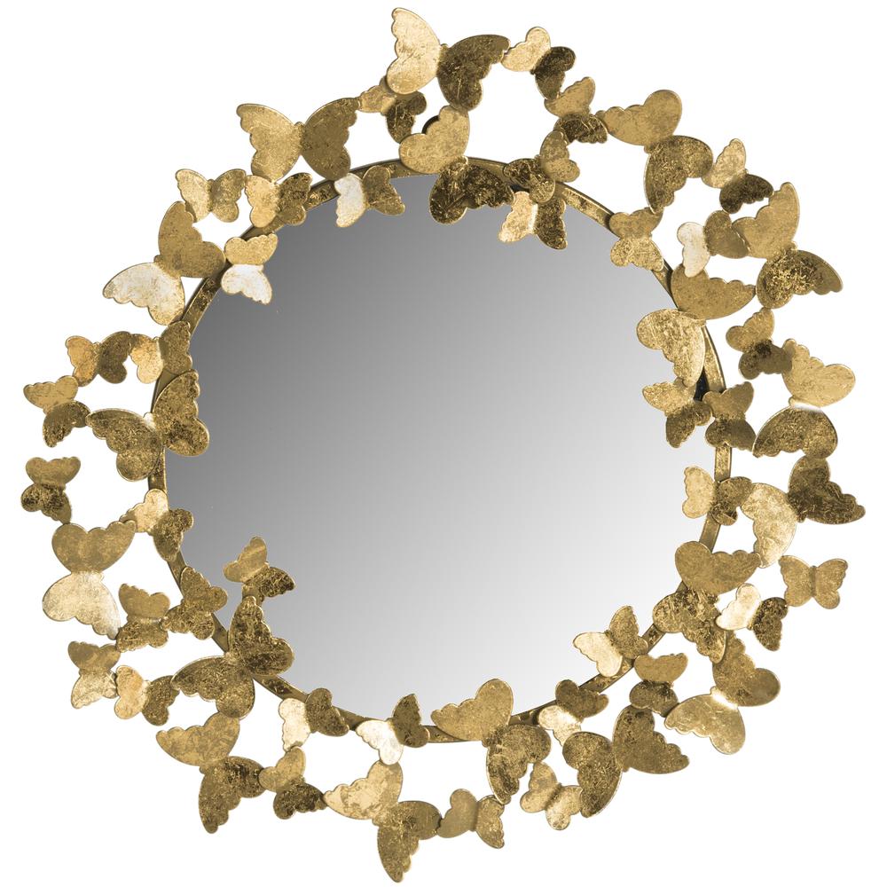 Ruthie Butterfly Mirror, Gold