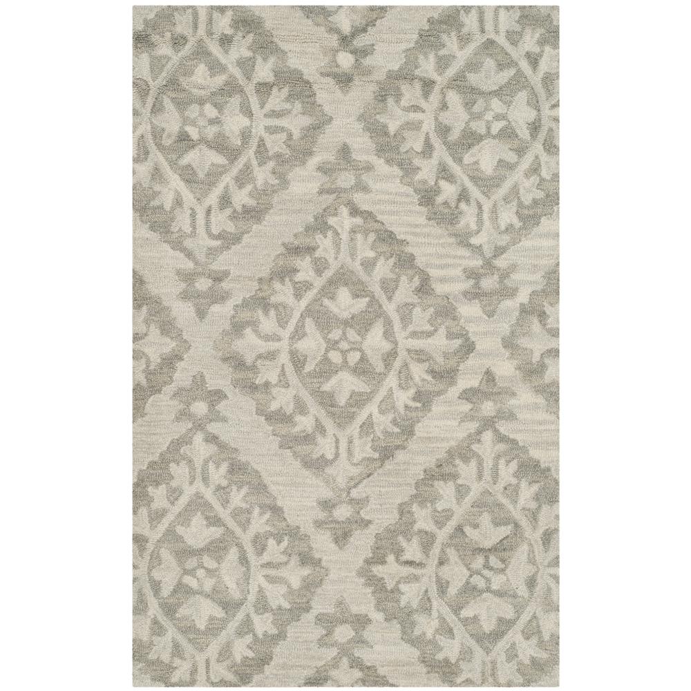 MICRO-LOOP, LIGHT GREY, 2'-6" X 4', Area Rug