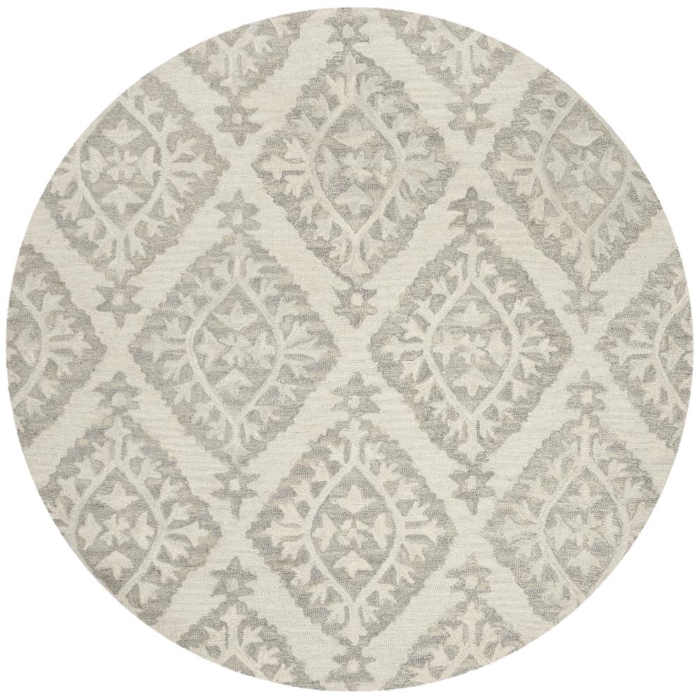 MICRO-LOOP, LIGHT GREY, 5' X 5' Round, Area Rug