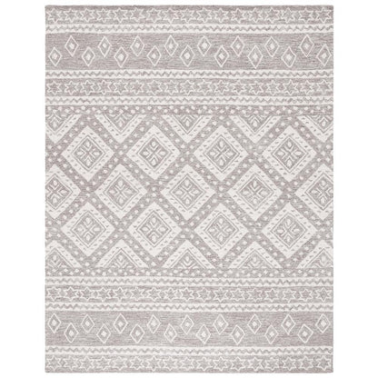 MICRO-LOOP, GREY / IVORY, 8' X 10', Area Rug, MLP501F-8