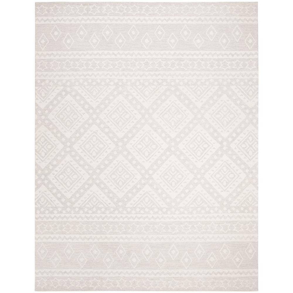 MICRO-LOOP, GREY / IVORY, 8' X 10', Area Rug, MLP501G-8