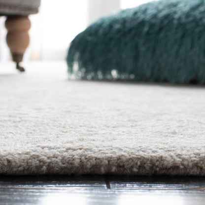 MICRO-LOOP, SILVER / IVORY, 4' X 6', Area Rug