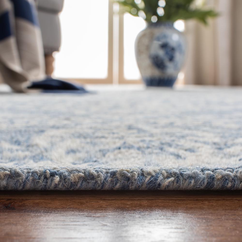 MICRO-LOOP, BLUE / IVORY, 5' X 8', Area Rug, MLP515M-5