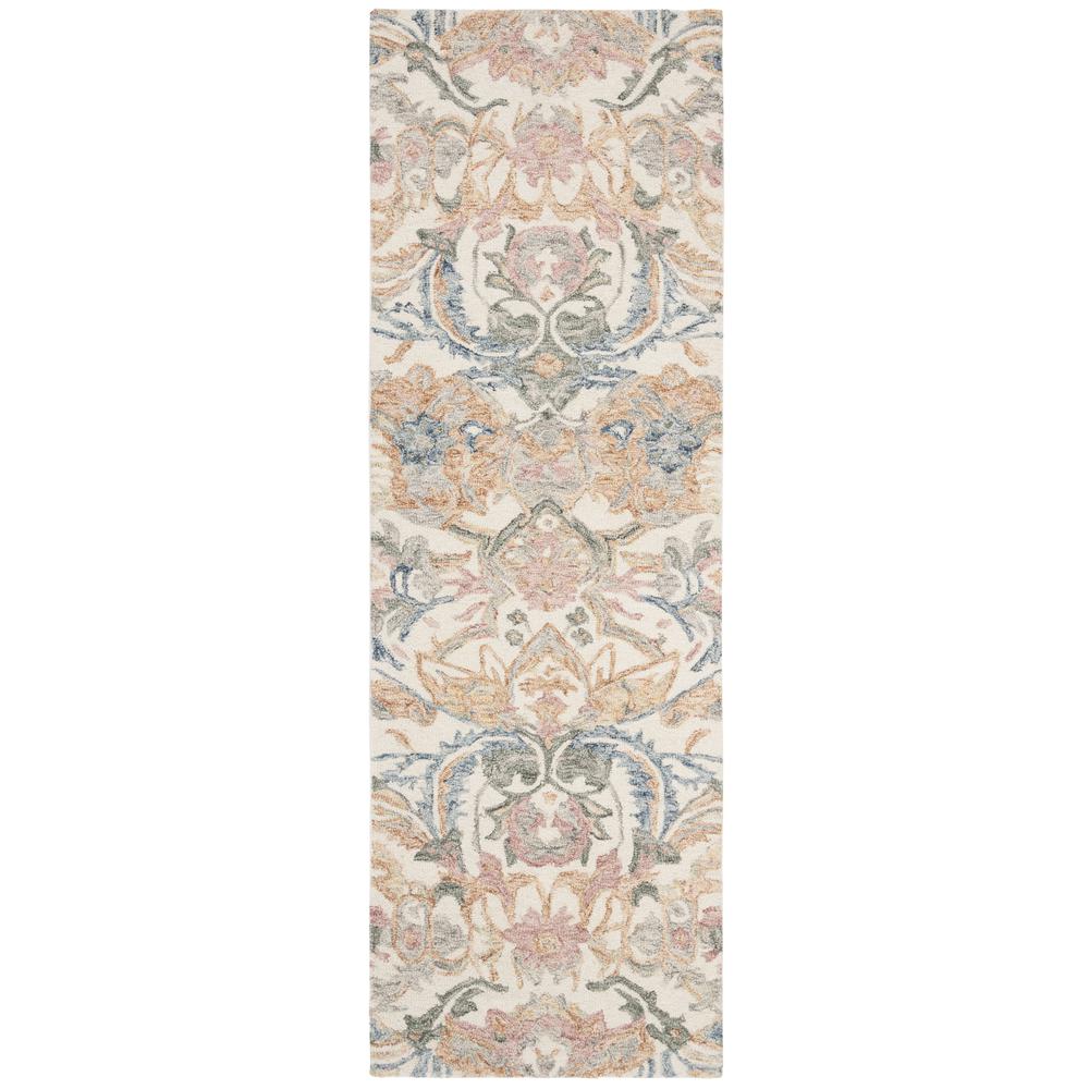 MICRO-LOOP, IVORY / BLUE, 2'-3" X 7', Area Rug, MLP901M-27