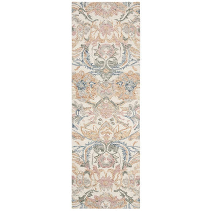 MICRO-LOOP, IVORY / BLUE, 2'-3" X 7', Area Rug, MLP901M-27