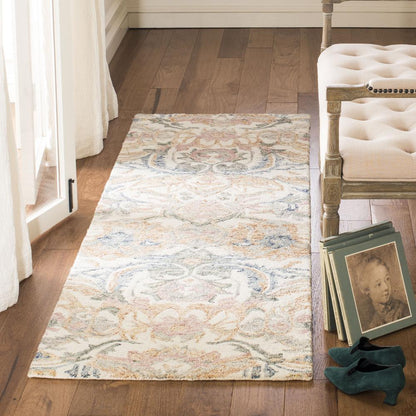 MICRO-LOOP, IVORY / BLUE, 2'-3" X 7', Area Rug, MLP901M-27