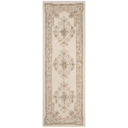 MICRO-LOOP, IVORY / FUCHSIA, 2'-3" X 7', Area Rug