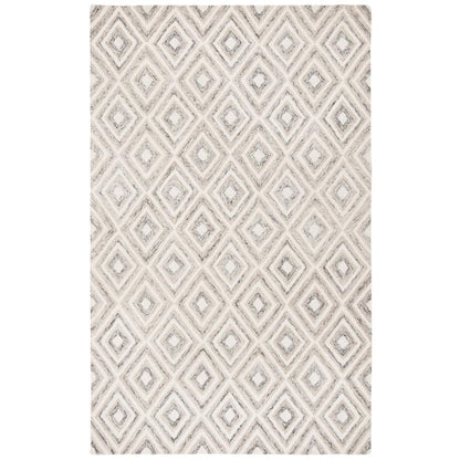 MICRO-LOOP, GREY / IVORY, 4' X 6', Area Rug, MLP906F-4