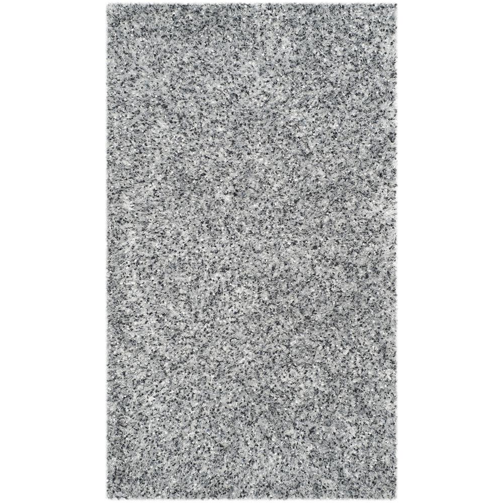 SG-MLS-Malibu Shag, SILVER, 3' X 5', Area Rug