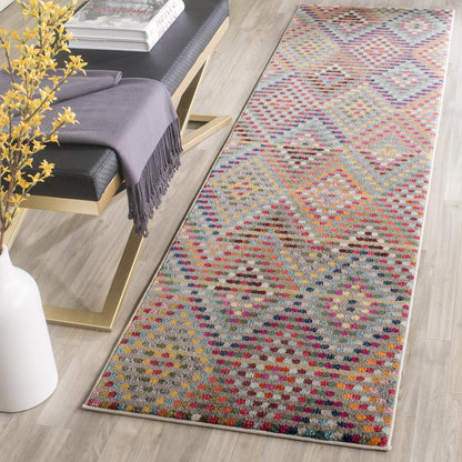 MONACO, MULTI / BEIGE, 2'-2" X 8', Area Rug