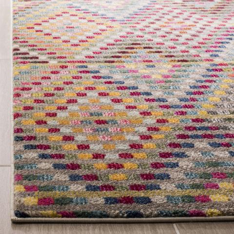 MONACO, MULTI / BEIGE, 2'-2" X 8', Area Rug
