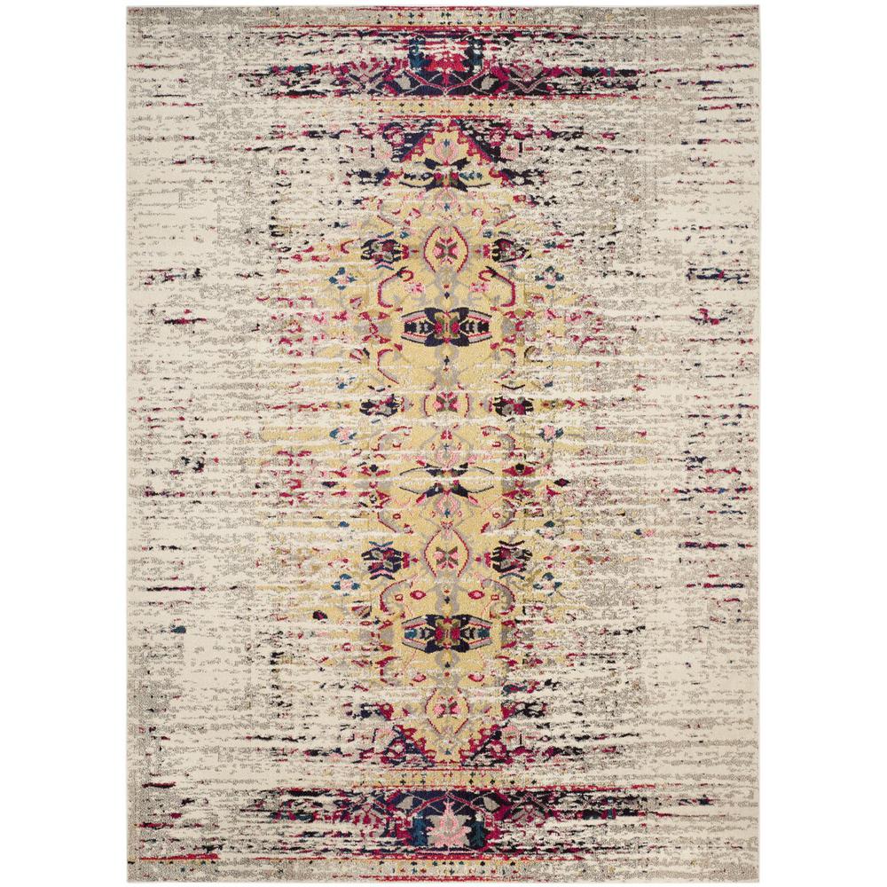 MONACO, IVORY / PINK, 8' X 11', Area Rug, MNC209R-8