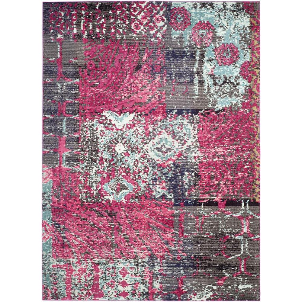 MONACO, PINK / MULTI, 8' X 11', Area Rug, MNC210D-8