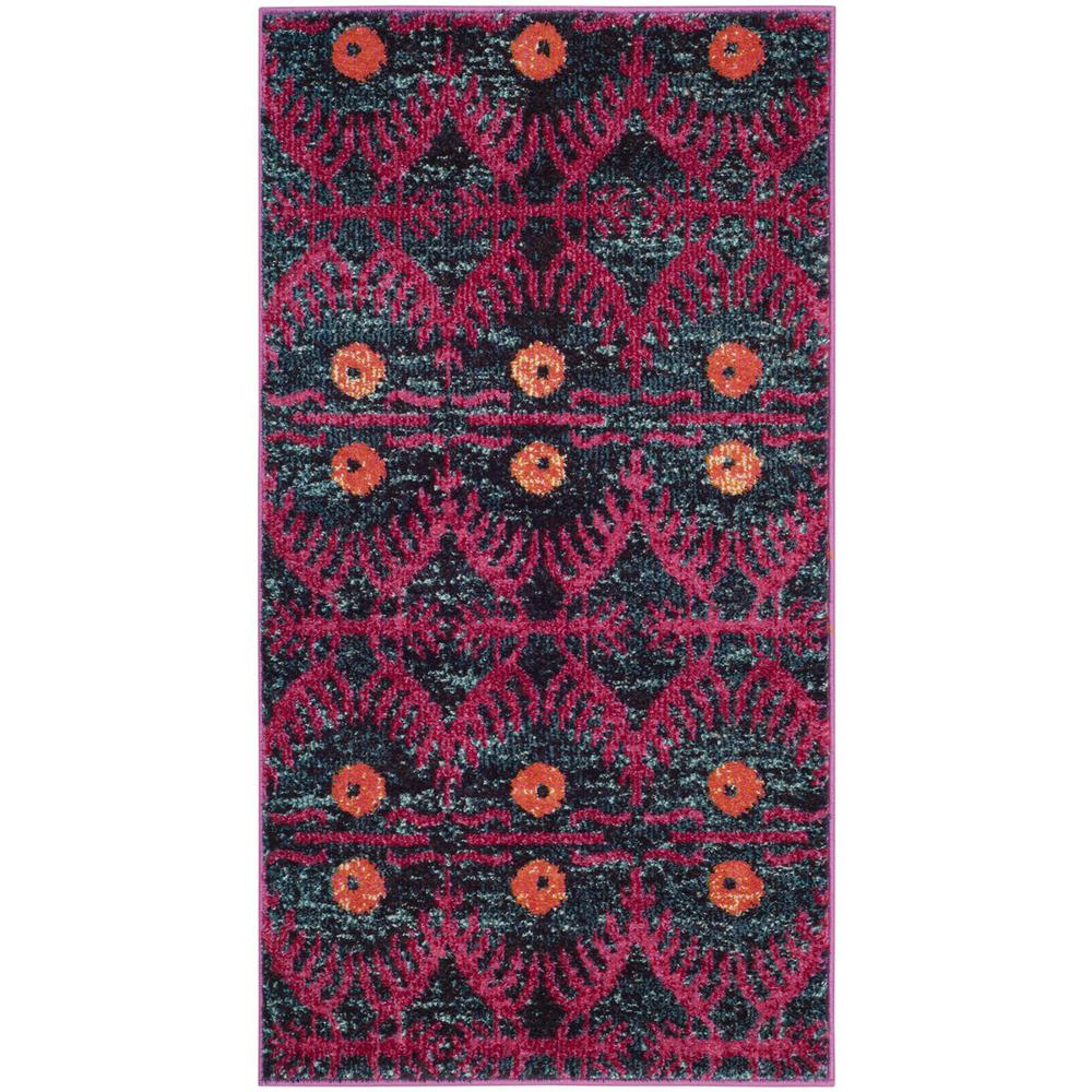 MONACO, PINK / MULTI, 2'-2" X 4', Area Rug, MNC213D-24